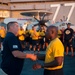 aboard the aircraft carrier USS George H.W. Bush (CVN 77). GHWB is underway conducting routine training and qualifications in preparation for an upcoming deployment.