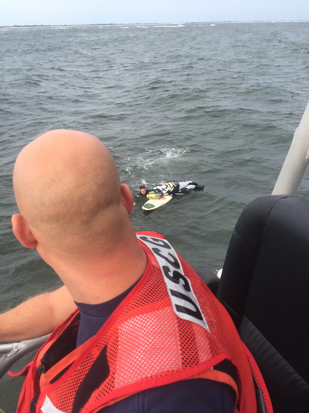 Coast Guard rescues surfer in distress near Fire Island, New York