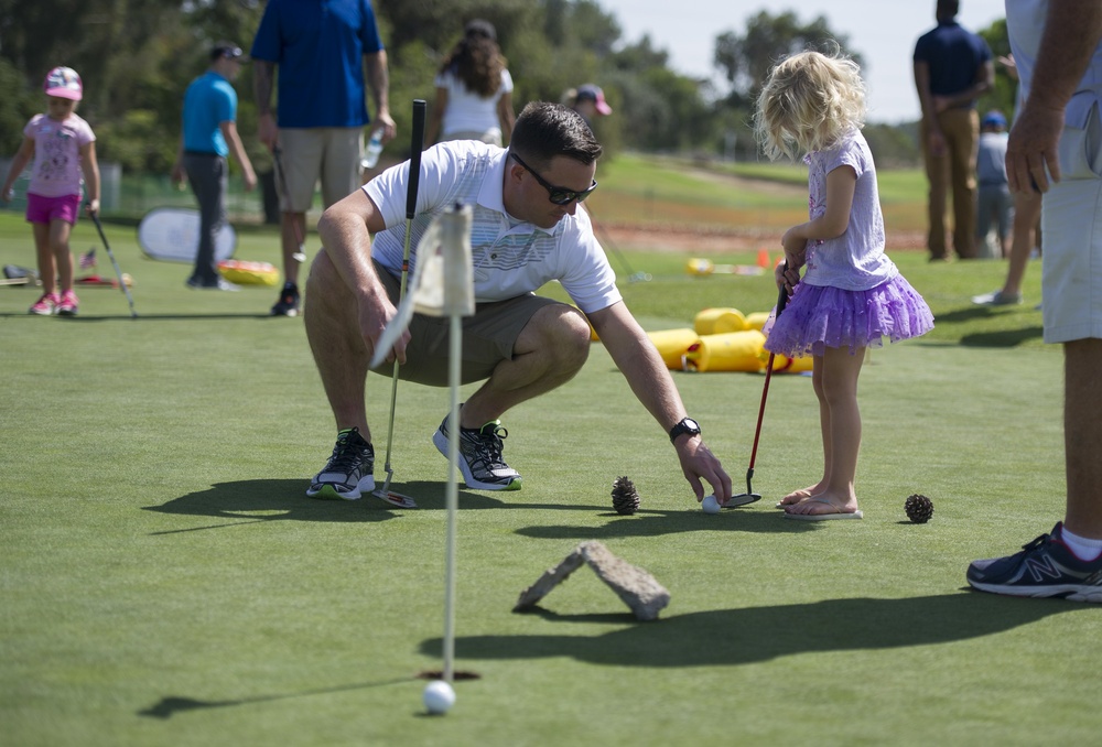 Service Members Volunteer at The First Tee, During LA Fleet Week 2016