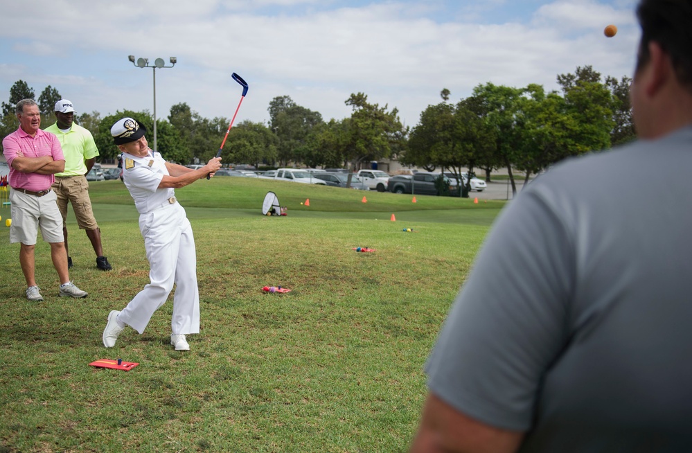 Service Members Volunteer at The First Tee, During LA Fleet Week 2016