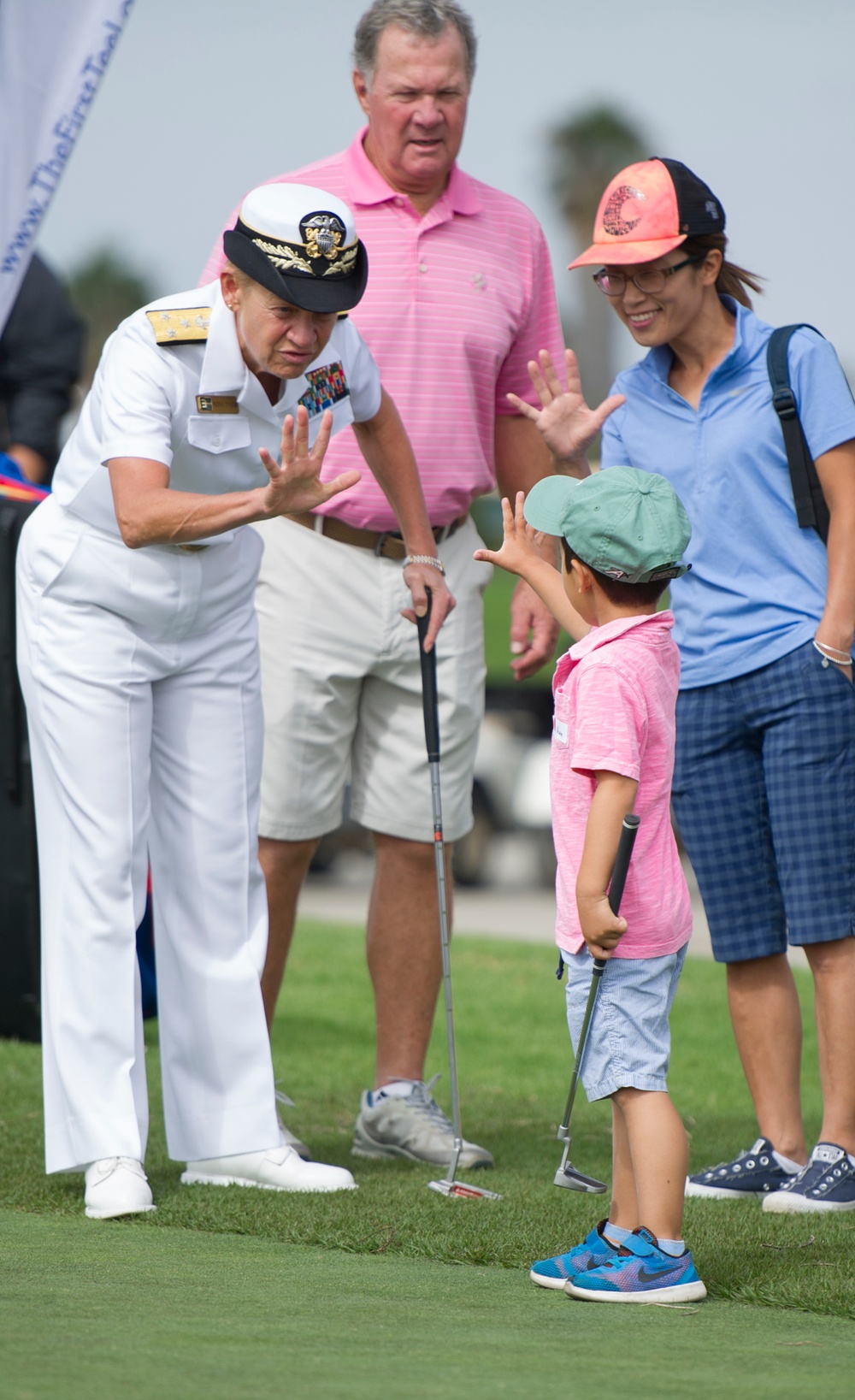 Service Members Volunteer at The First Tee, During LA Fleet Week 2016