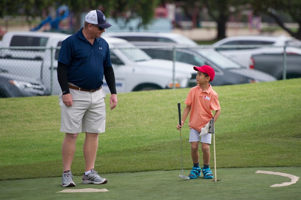 Service Members Volunteer at The First Tee, During LA Fleet Week 2016