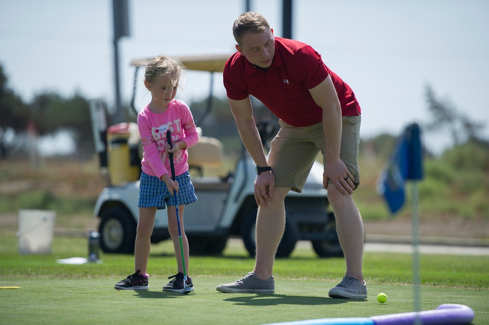 Service Members Volunteer at The First Tee, During LA Fleet Week 2016