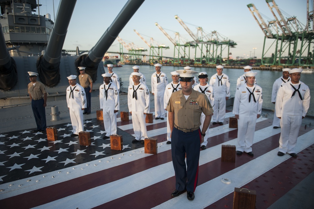 Chief Selects Visit Battleship Iowa Memorial During LA Fleet Week 2016