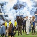 Service Members Attend LA Galaxy Soccer Game During LA Fleet Week 2016