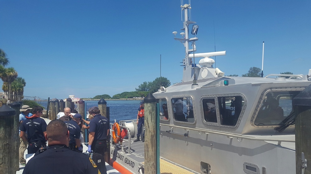 Coast Guard medevacs man from charter fishing boat