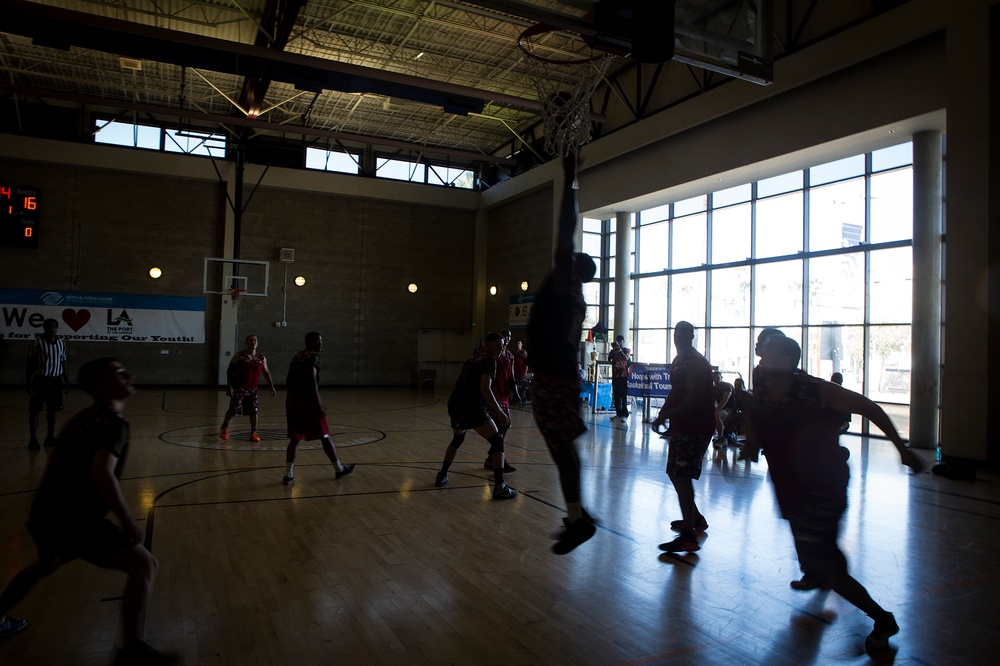 Building Partnerships Through Sports: LAFW Personnel Compete in Friendly Basketball Tournament