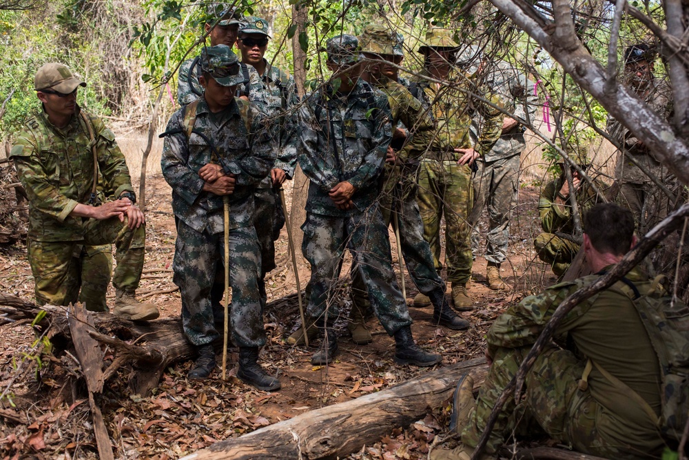Exercise Kowari participants set the bait