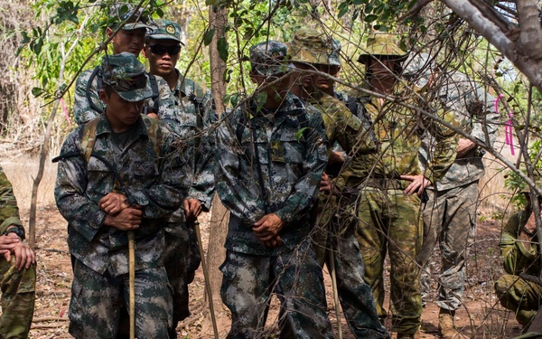 Exercise Kowari participants set the bait