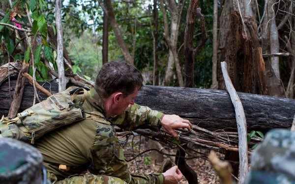 Exercise Kowari participants set the bait