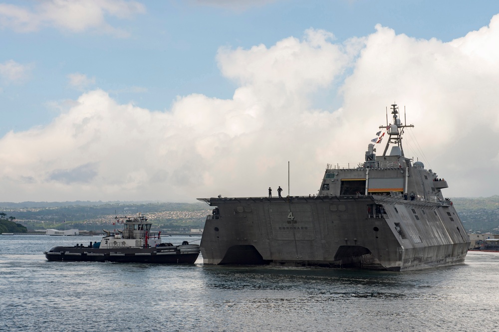 USS Coronado returns to Hawaii