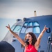 Danika Portz performs for community during air show