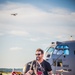 David Cook performs for community during air show