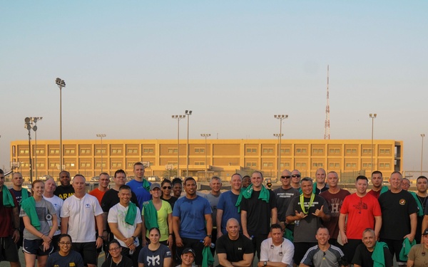 Five years later: 17th SB honors fallen Guardsmen with run in Kuwait