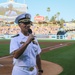 Service Members at LA Dodgers Game During Fleet Week 2016