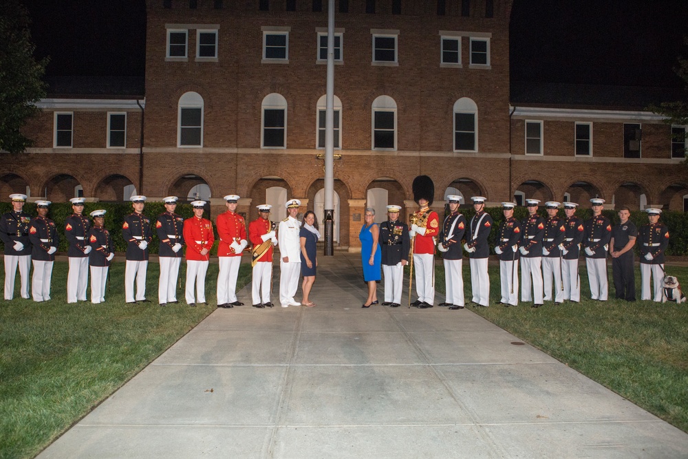 Marine Barracks Washington Evening Parade August 19, 2016