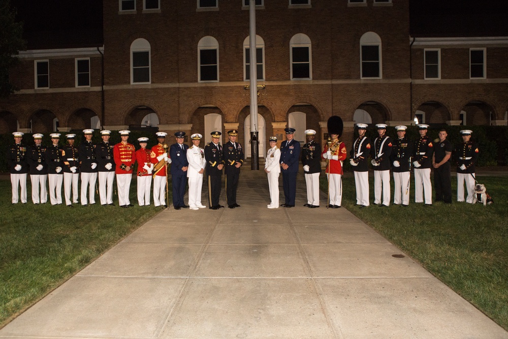 Marine Barracks Washington Evening Parade August 12, 2016