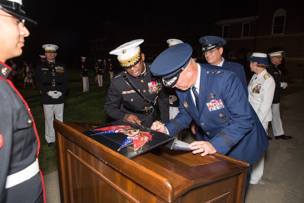 Marine Barracks Washington Evening Parade August 12, 2016