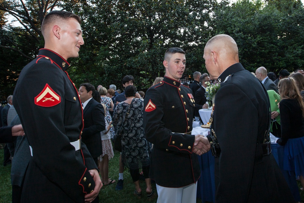 Marine Barracks Washington Evening Parade, June 17, 2016