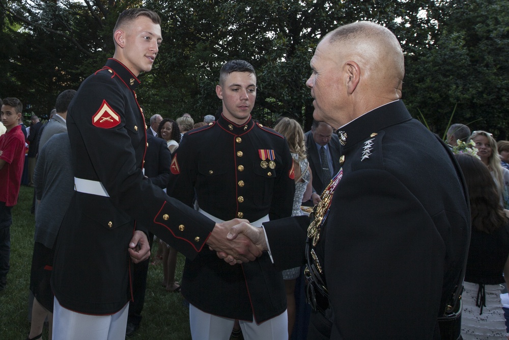 Marine Barracks Washington Evening Parade, June 17, 2016