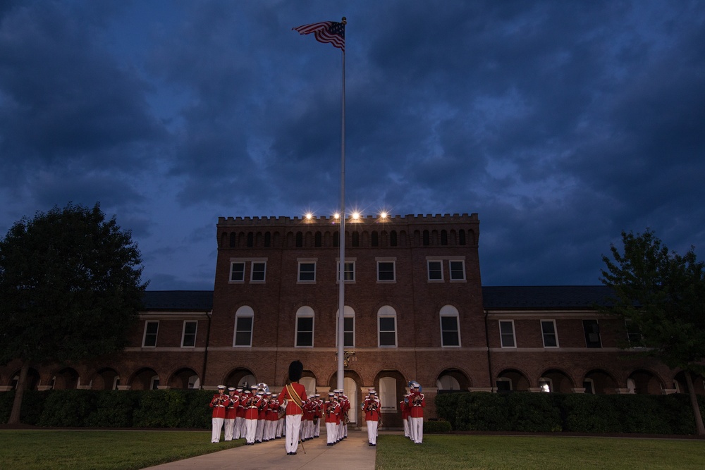 Marine Barracks Washington Evening Parade, June 17, 2016