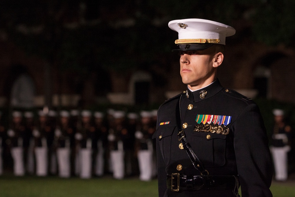 Marine Barracks Washington Evening Parade, June 17, 2016