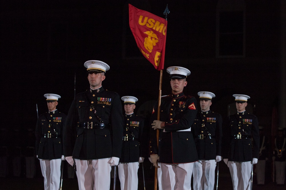 Marine Barracks Washington Evening Parade, June 17, 2016