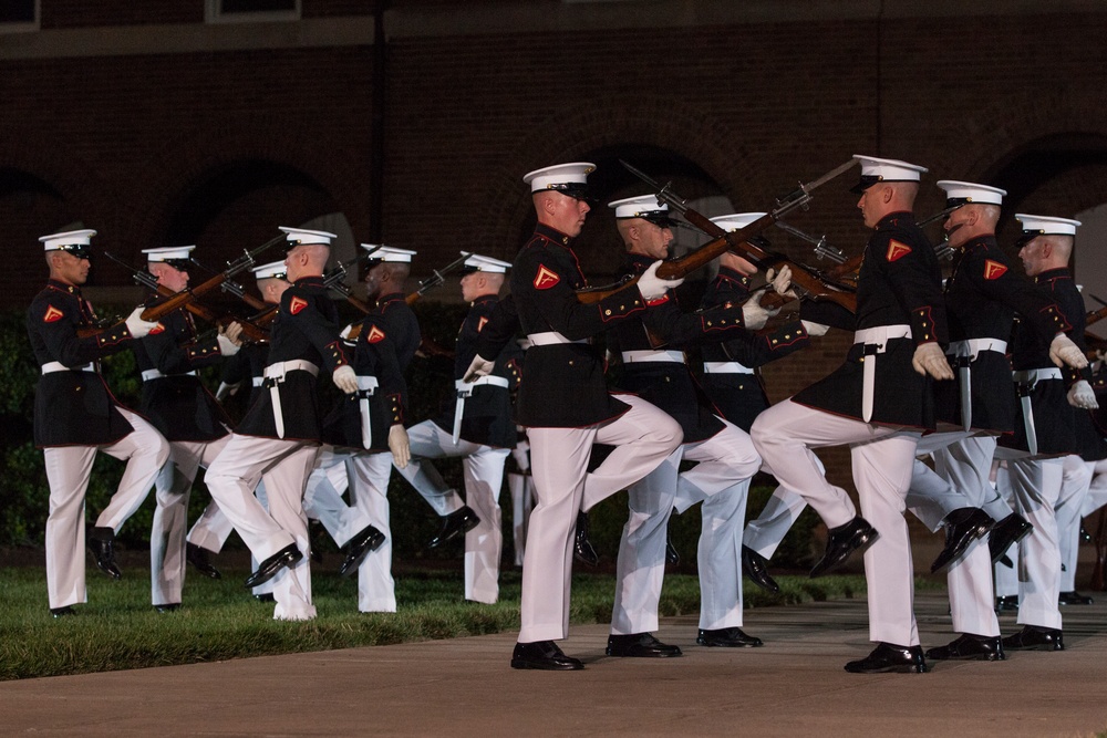 Marine Barracks Washington Evening Parade, June 17, 2016