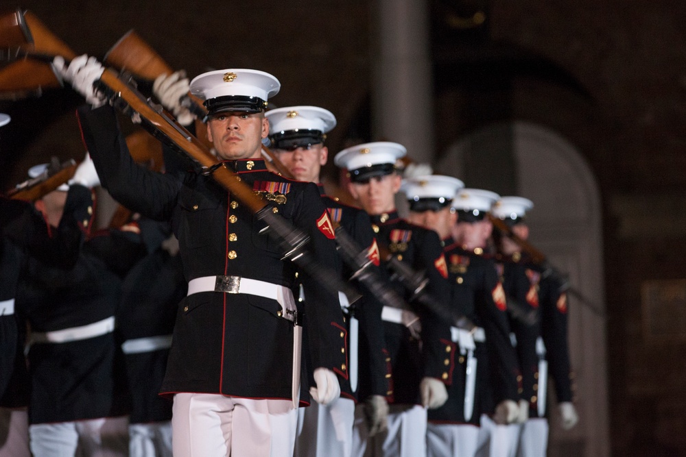 Marine Barracks Washington Evening Parade, June 17, 2016