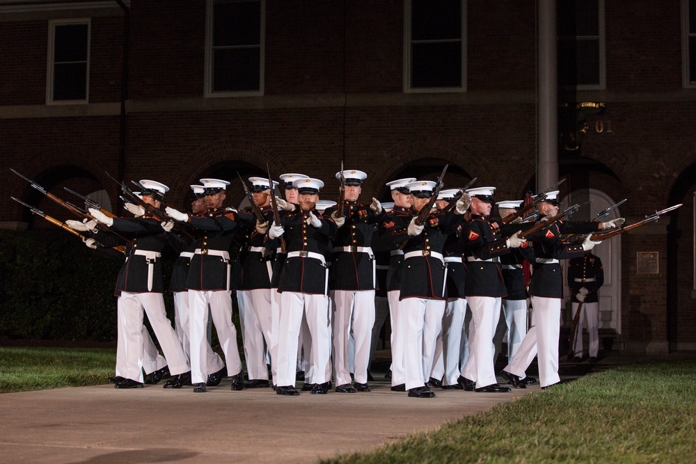 Marine Barracks Washington Evening Parade, June 17, 2016