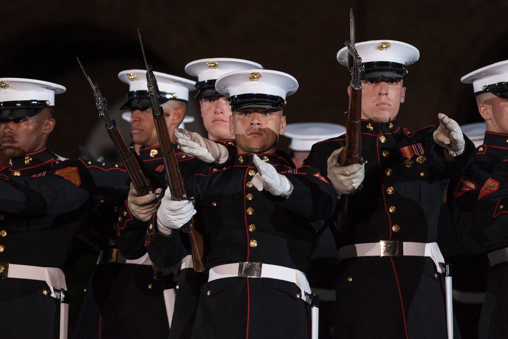 Marine Barracks Washington Evening Parade, June 17, 2016