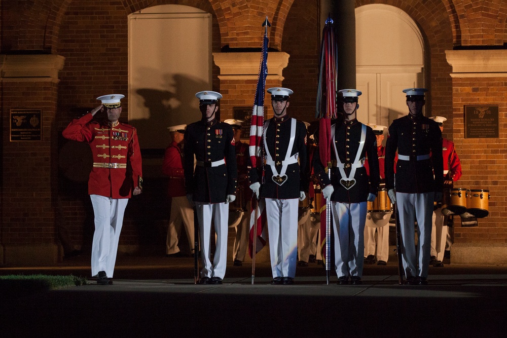 Marine Barracks Washington Evening Parade, June 17, 2016