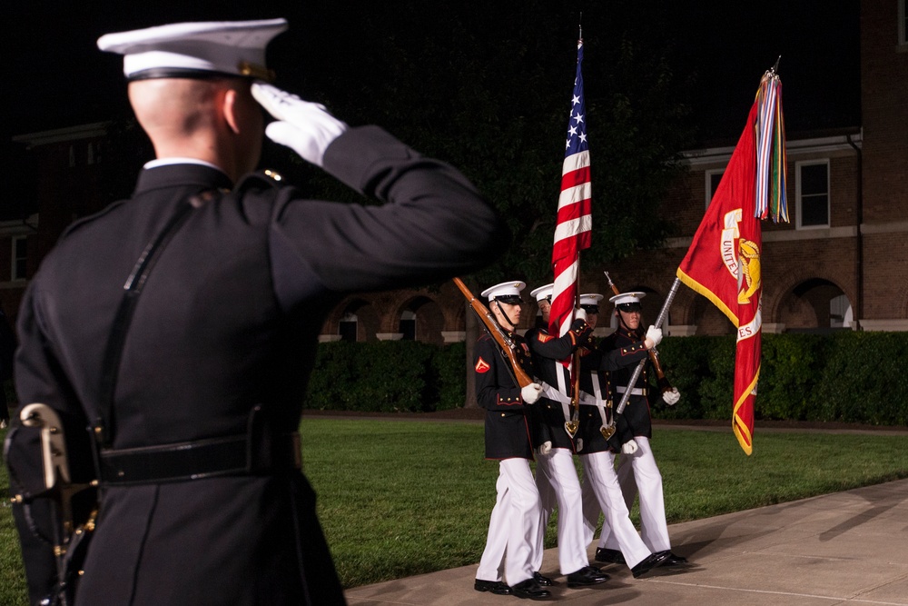 Marine Barracks Washington Evening Parade, June 17, 2016