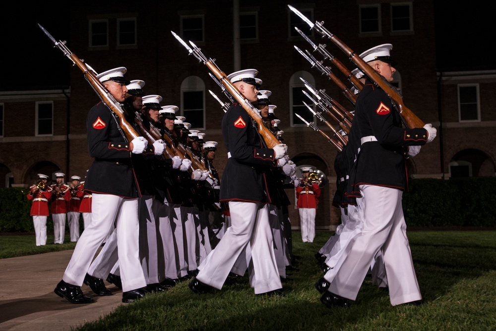 Marine Barracks Washington Evening Parade, June 17, 2016