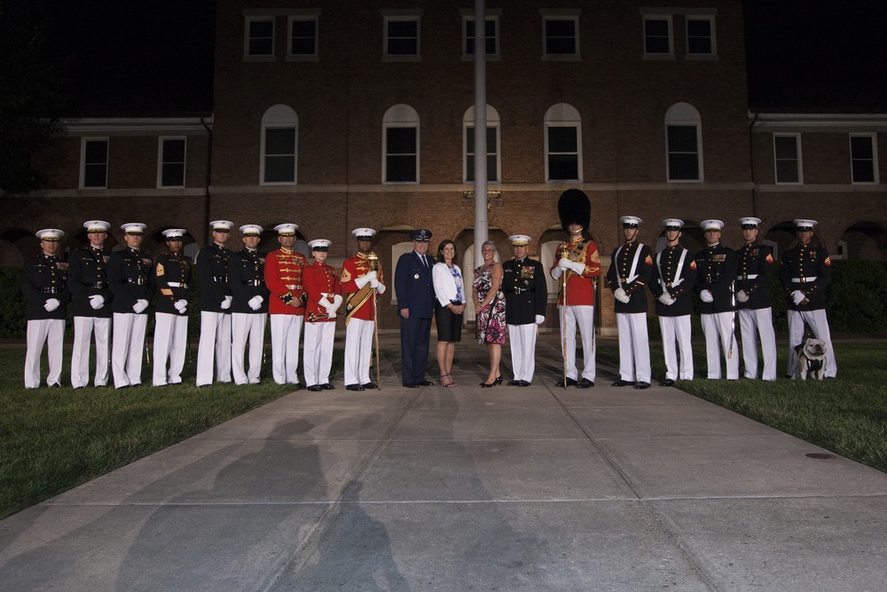 Marine Barracks Washington Evening Parade, June 17, 2016