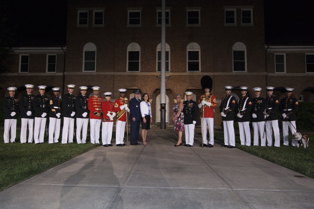 Marine Barracks Washington Evening Parade, June 17, 2016