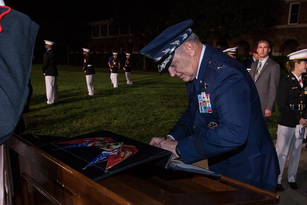 Marine Barracks Washington Evening Parade, June 17, 2016