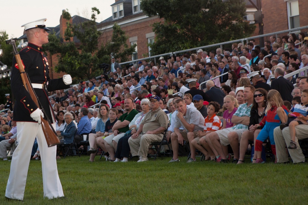 Marine Barracks Washington Evening Parade, June 17, 2016