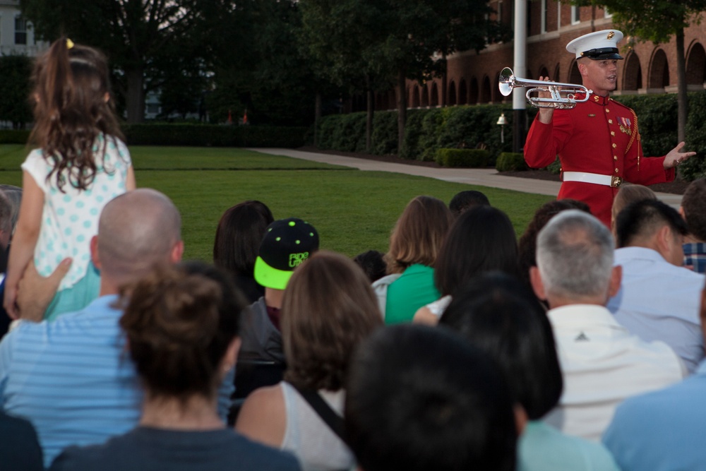 Marine Barracks Washington Evening Parade, June 17, 2016