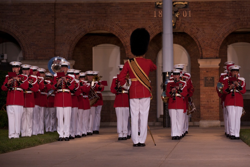 Marine Barracks Washington Evening Parade, June 17, 2016