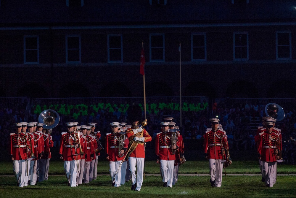 Marine Barracks Washington Evening Parade, June 17, 2016