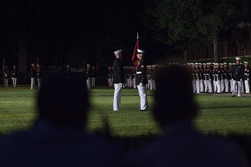 Marine Barracks Washington Evening Parade, June 17, 2016