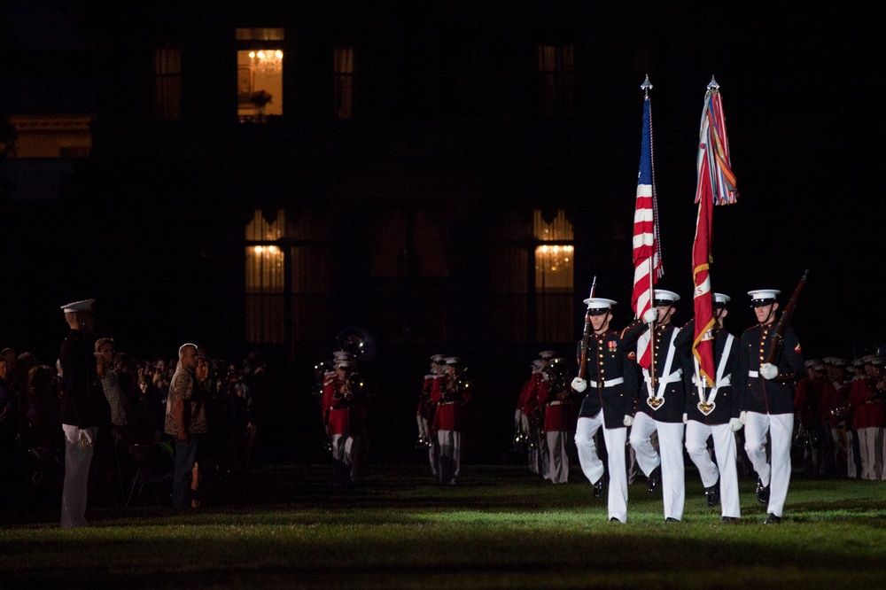 Marine Barracks Washington Evening Parade, June 17, 2016