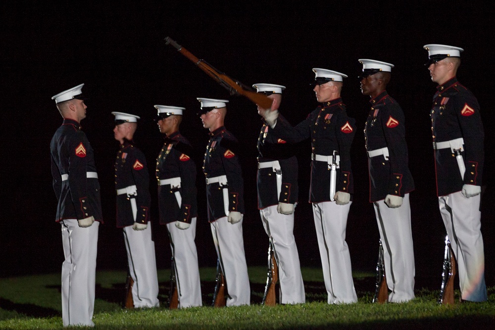 Marine Barracks Washington Evening Parade, June 17, 2016