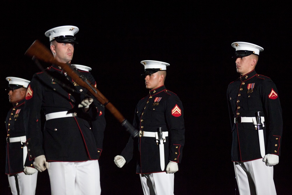 Marine Barracks Washington Evening Parade, June 17, 2016