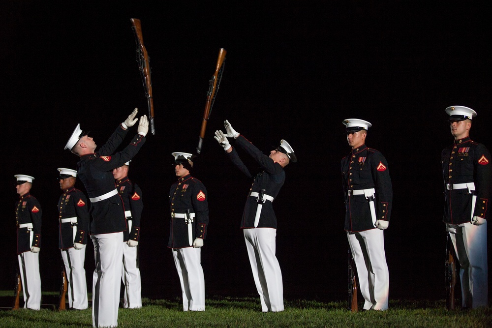 Marine Barracks Washington Evening Parade, June 17, 2016