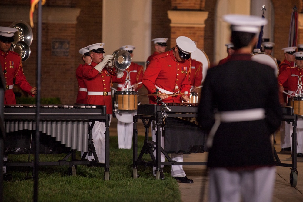 Marine Barracks Washington Evening Parade, June 17, 2016