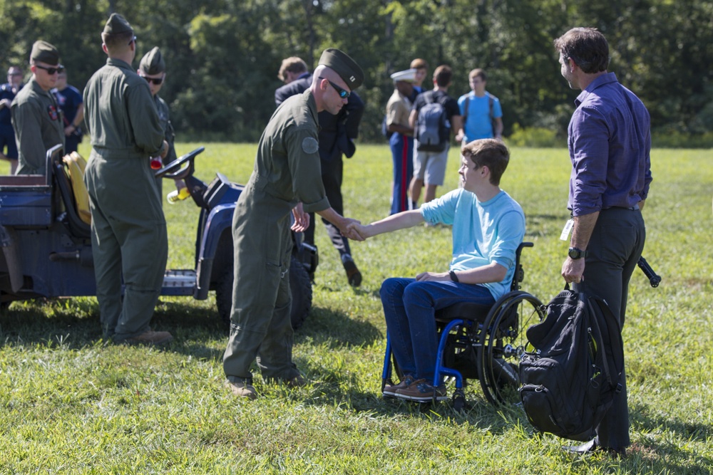 Marine Week Nashville Independence High School Visit