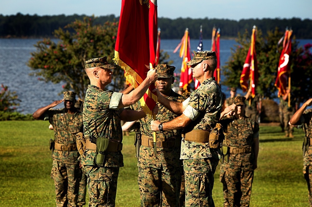 BGen. Maxwell assumes command of 2nd MLG