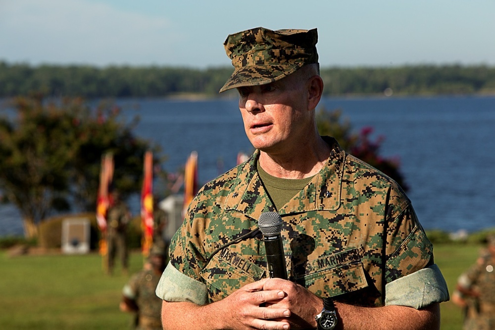 BGen. Maxwell assumes command of 2nd MLG